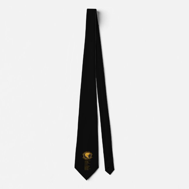 Ancient History - Alexander The Great World Tour Tie (Front)