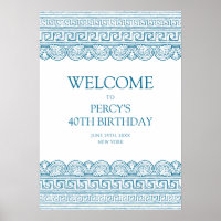 Ancient history custom Birthday party blue Toga
