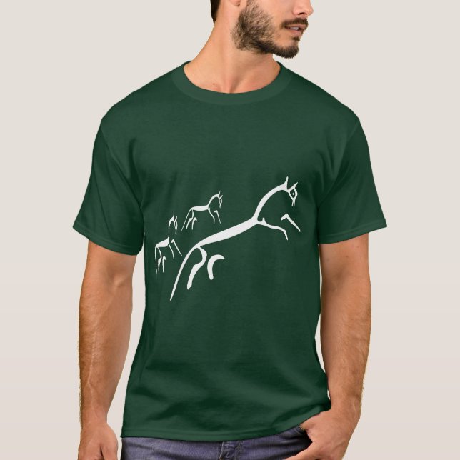 Ancient Horse Power - Customised T-Shirt (Front)