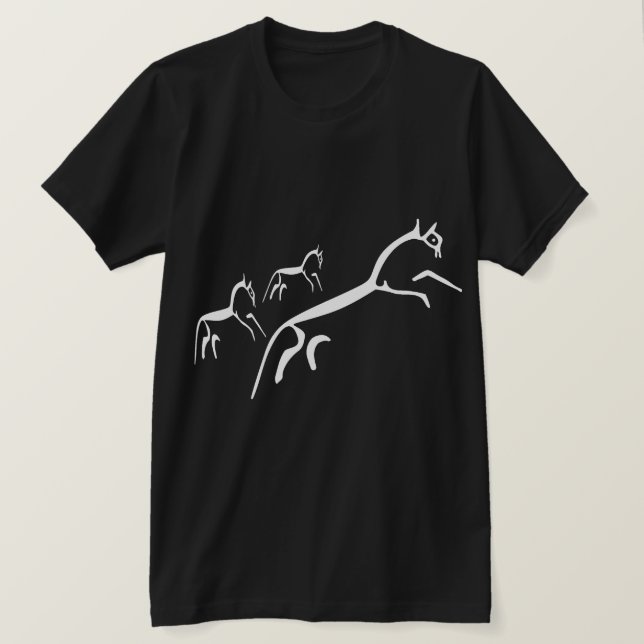 Ancient Horse Power - Customised T-Shirt (Design Front)