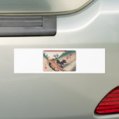 Ancient Japan. Bumper Sticker (On Car)