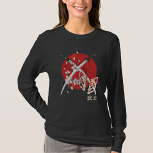 Ancient Japanese Cherry Blossom Retro Japanese T-Shirt