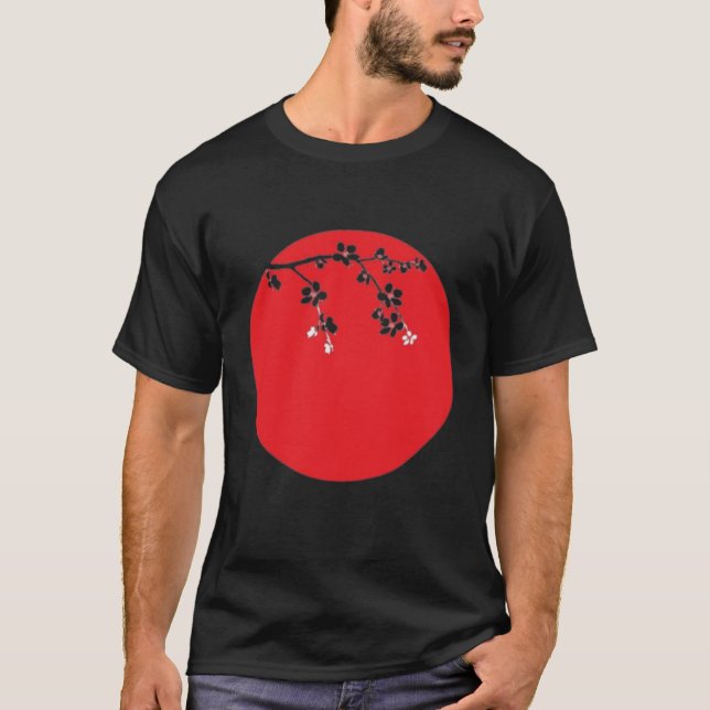 Ancient Japanese Cherry Blossom T-Shirt (Front)
