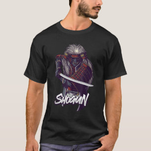 Ancient Japanese Shogun Samurai Bushido Katana Ron T-Shirt