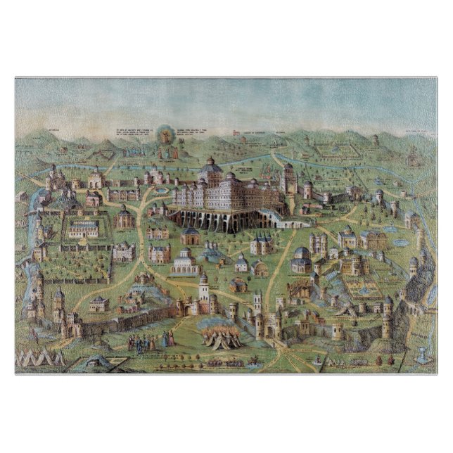 ANCIENT JERUSALEM CUTTING BOARD (Front)