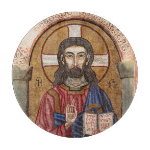 Ancient Jesus Mosaic Cutting Board