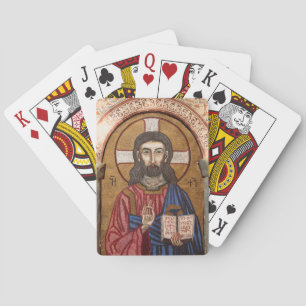 Ancient Jesus Mosaic Playing Cards