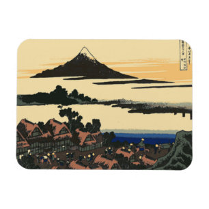 Ancient Kai province Katsushika Hokusai drawing Magnet