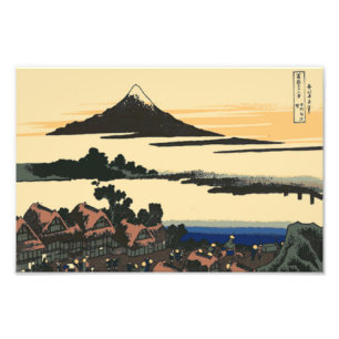 Ancient Kai province   Katsushika Hokusai drawing Photo Print