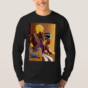 Ancient Kemet 2 Egyptian Royalty Pharaoh And His Q T-Shirt