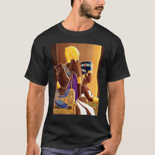Ancient Kemet 2 Egyptian Royalty Pharaoh And His Q T-Shirt