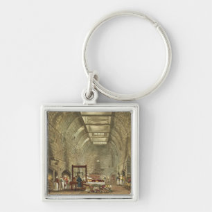 Ancient Kitchen, Windsor Castle, engraved by Willi Key Ring