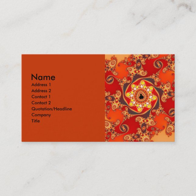 Ancient Legend Business Card (Front)