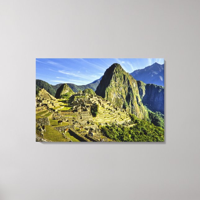 Ancient Machu Picchu, last refuge of the Canvas Print (Front)