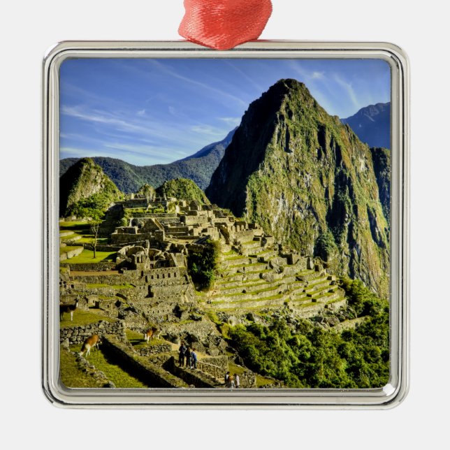 Ancient Machu Picchu, last refuge of the Metal Tree Decoration (Front)