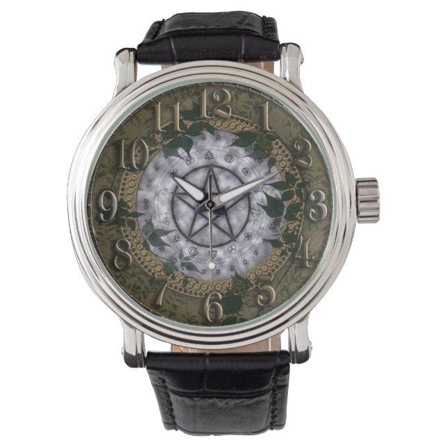Ancient Magick Pentacle Pagan Watch (Front)