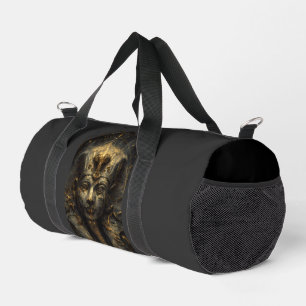 Ancient Malice Egyptian Pharaoh Black Duffel Bag