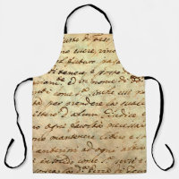 Ancient manuscript of 1700 century written in ink