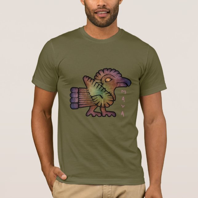 Ancient Mayan Bird T-Shirt (Front)