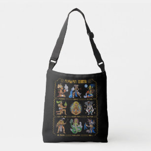 Ancient Mayan Gods Crossbody Bag