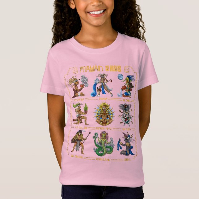 Ancient Mayan Gods T-Shirt (Front)