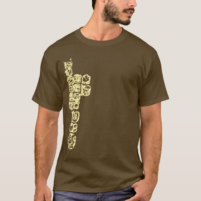Ancient Mayan Hieroglyphs Shirt (Front)