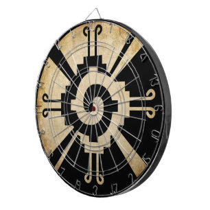 Ancient Mayan Hunab-Ku Dartboard