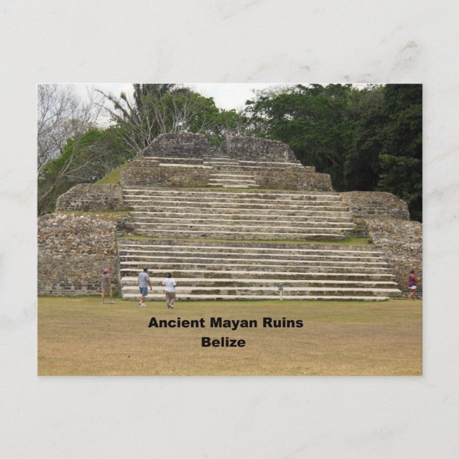 Ancient Mayan Ruins, Belise Postcard (Front)