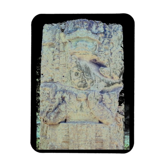 Ancient Mayan Ruins Copan Honduras Photo Designed Magnet (Vertical)