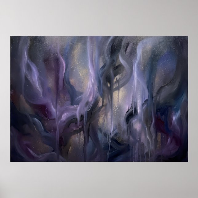 Ancient Memory Spirit Abstract Wall Art (Front)