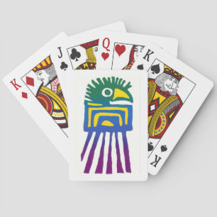 Ancient Mexican Bird Playing Cards