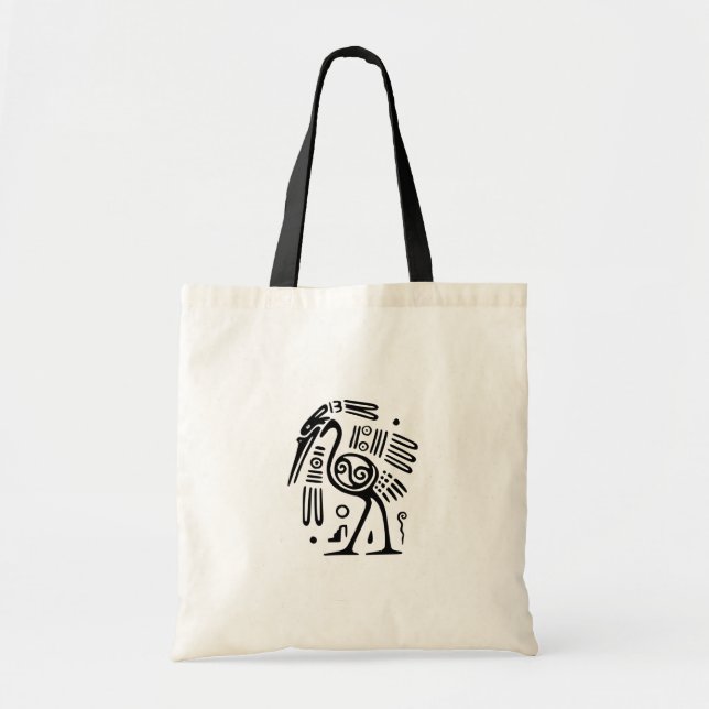 Ancient Mexican Motif Tote Bag (Front)
