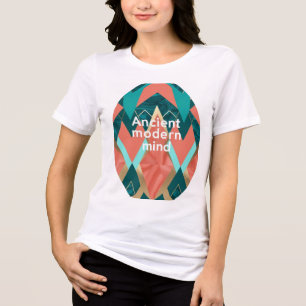 Ancient Modern Mind , The Sacred Triangles Tri-Blend Shirt
