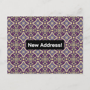 Ancient Mosaic Change of Address Postcard