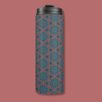 Ancient Mosaic Geometric Floral Pattern