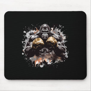 Ancient Motivation Inc Gorilla Boxing Champ Boxer  Mouse Pad