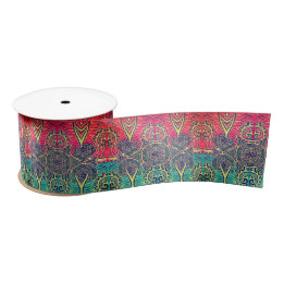 Ancient Mystery sophisticated pattern Satin Ribbon