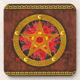 Ancient Mystical Tome of Magic Spells & Potions I Coaster