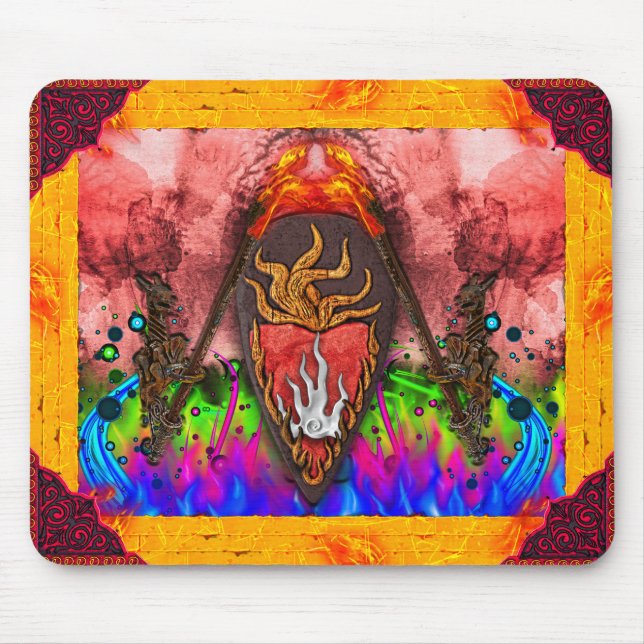 Ancient Mystical Tome of Magic Spells & Potions VI Mouse Pad (Front)