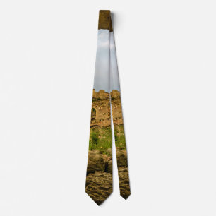 Ancient Mystras Landscape, Peloponnese, Greece Tie