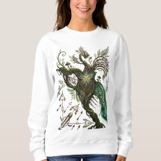 Ancient Nature Spirit Mythical 3D illustration  Sweatshirt