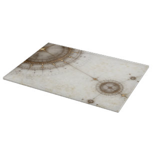 Ancient Nautical Chart, Grunge Cutting Board