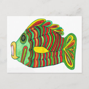 Ancient Nile Bulti Fish Postcard