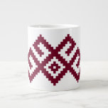 Ancient Nordic Latvian, Lithuanian Symbol Large Coffee Mug<br><div class="desc">Ancient symbol</div>