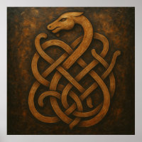 Ancient Norse Serpent Knot Symbol
