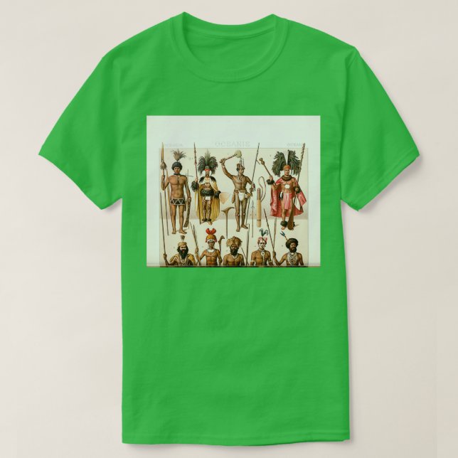 Ancient Oceania fashion and accessories from Gesch T-Shirt (Design Front)