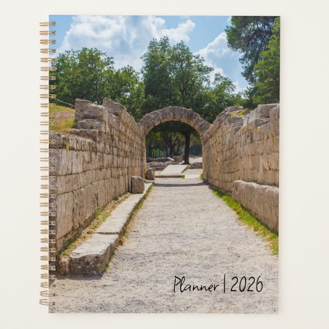 Ancient Olympia Greece 2026 Planner – Birthplace  (Front)