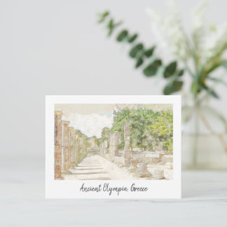 Ancient Olympia, Greece Postcard – Vintage Travel