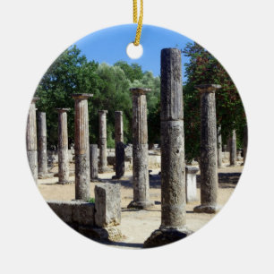 Ancient Olympia - Peloponnese Ceramic Tree Decoration