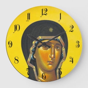 Ancient Orthodox icon Large Clock